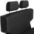 Caballo Classic Black Diamond Seats - Front & Rear, 66-77 Ford Bronco